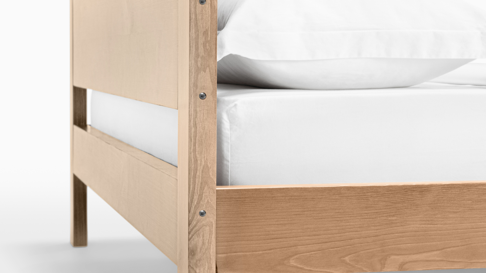 Кровать Vesta Pro массив сосны, цвет Светло-коричневый, 90x200 - купить в Озерце