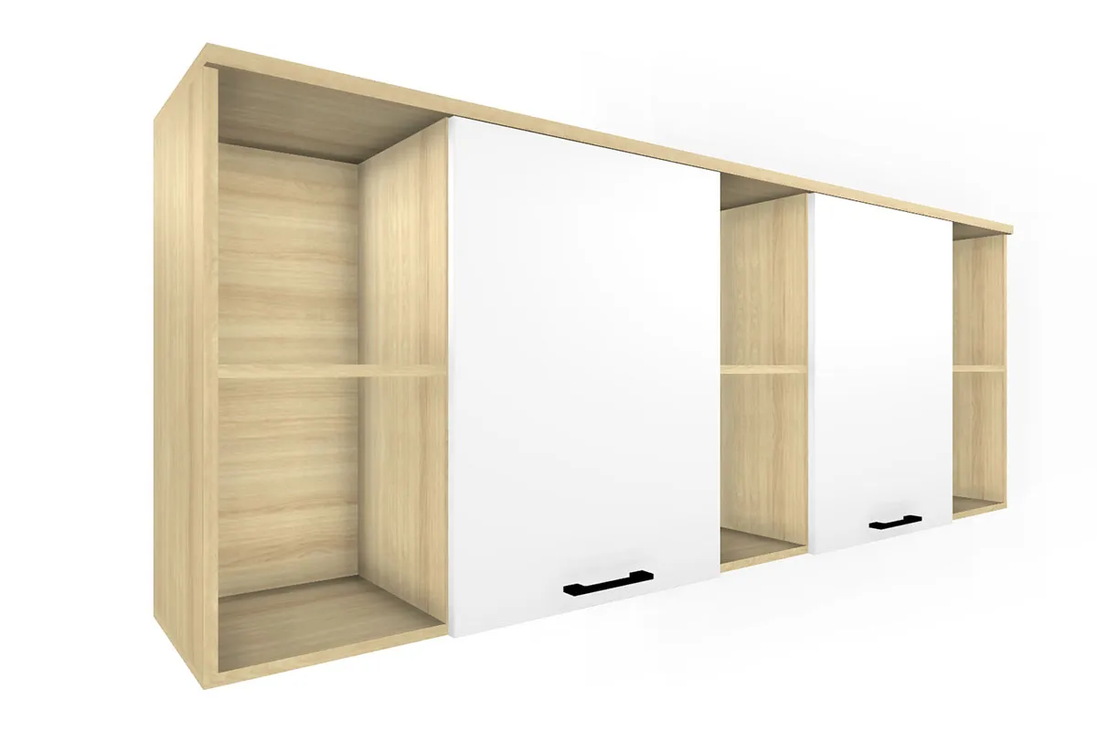 Детская Грейс композиция 1 (Ясень Асахи/Белый Бриллиант Глянцевый) — Мебель-центр Озерцо