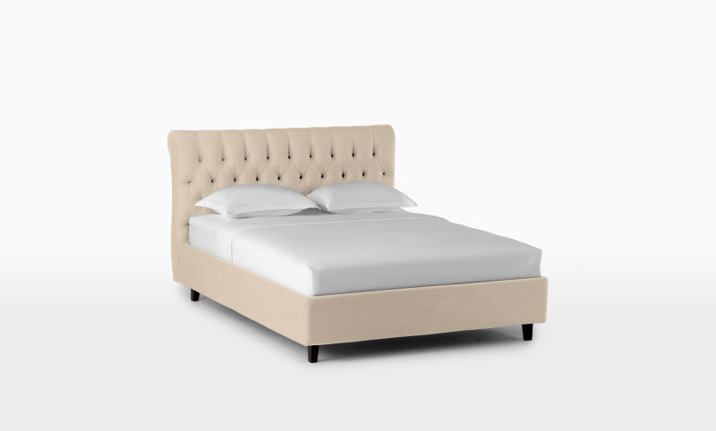 Кровать Allegro, ткань Sky Velvet 21, 160x200 - купить в Озерце