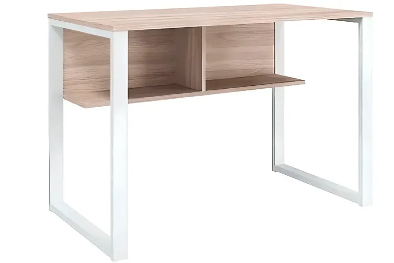 Стол Клио (Ясень шимо светлый/Белый) — Мебель-центр Озерцо