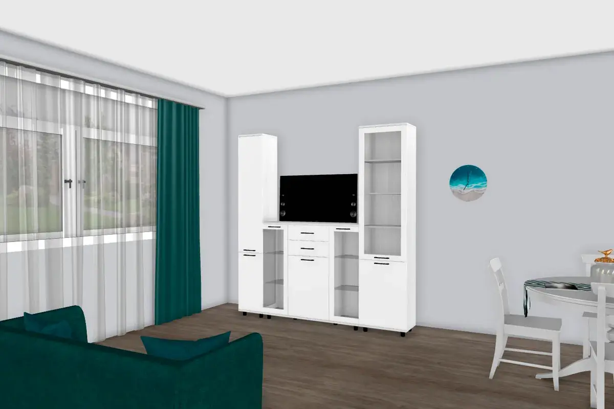 Шкаф многоцелевой ШК-5042-СЯ-БГ (Снежный Ясень/Белый Бриллиант Глянцевый) в мебель-центре Озерцо