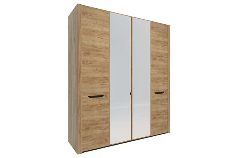 Шкаф для одежды Афина А11а Дуб Крафт/Венге в мебель-центре Озерцо