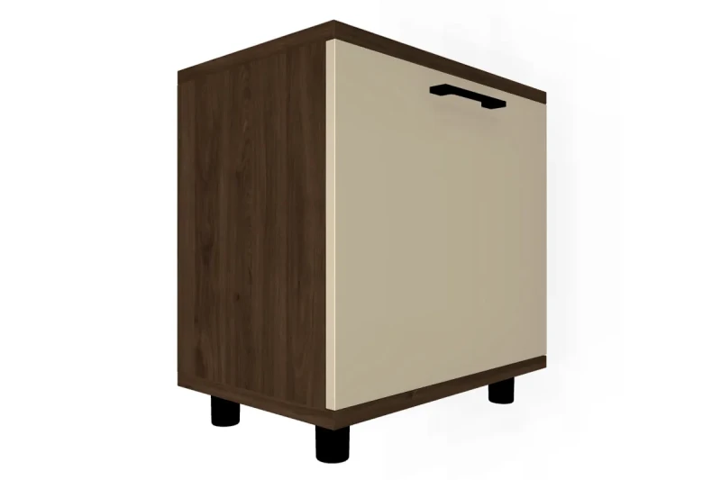 Тумба ТБ-5042-ГТ-КМ (Гикори Джексон Темный/Кашемир Матовый) — Мебель-центр Озерцо