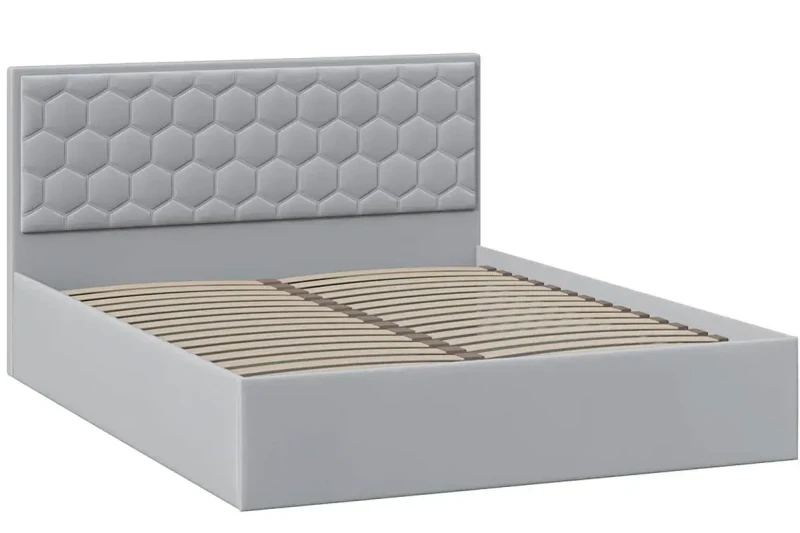 Кровать универсальная Порто без ПМ 160х200 (Велюр/Confetti Silver) - купить в Озерце