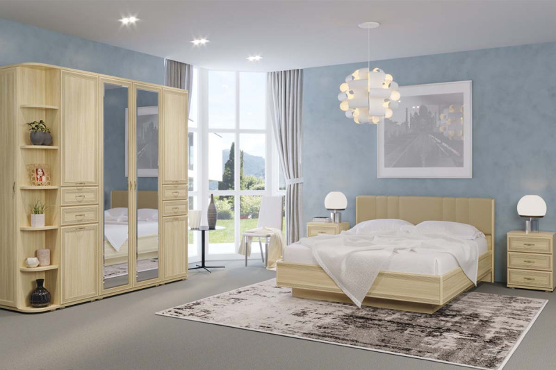 Спальня Карина-3 (Ясень Асахи) - купить в Озерце