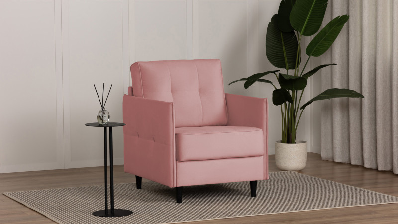 Кресло Amani Pro, Тк. Sky Velvet 01 (подлокотник: 5 см) 73.5x89 — купить в Озерце