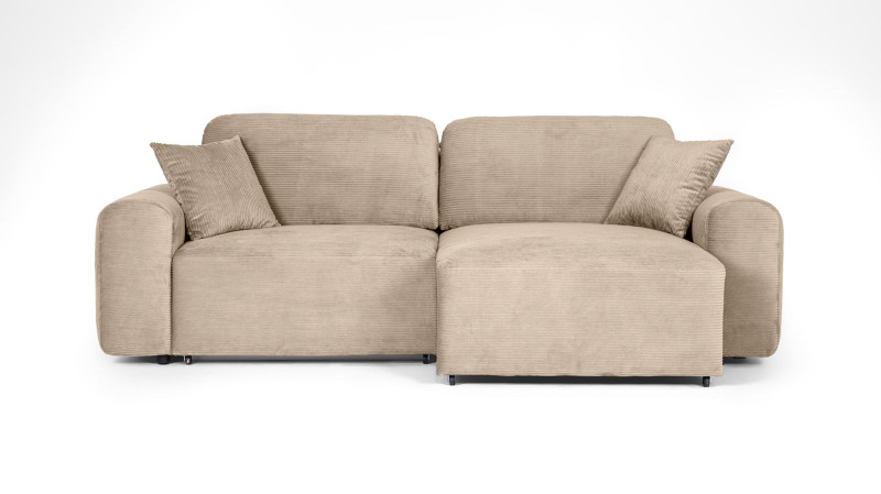 Диван -кровать угловой Raklet ткань Cilium Cream 156x258 — купить в Озерце