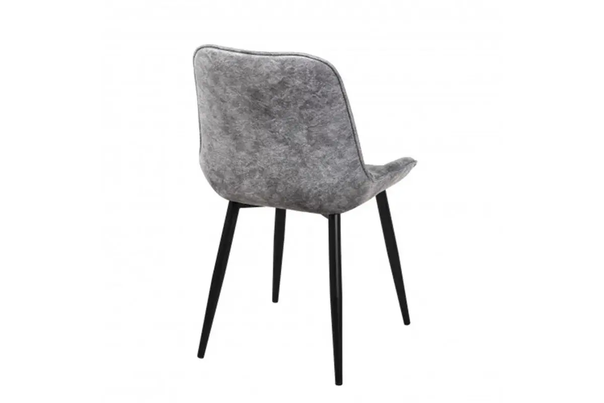 Стул Аура (Муар черный/Лофт сильвер светло-серый) СРП-032 - купить в Озерце