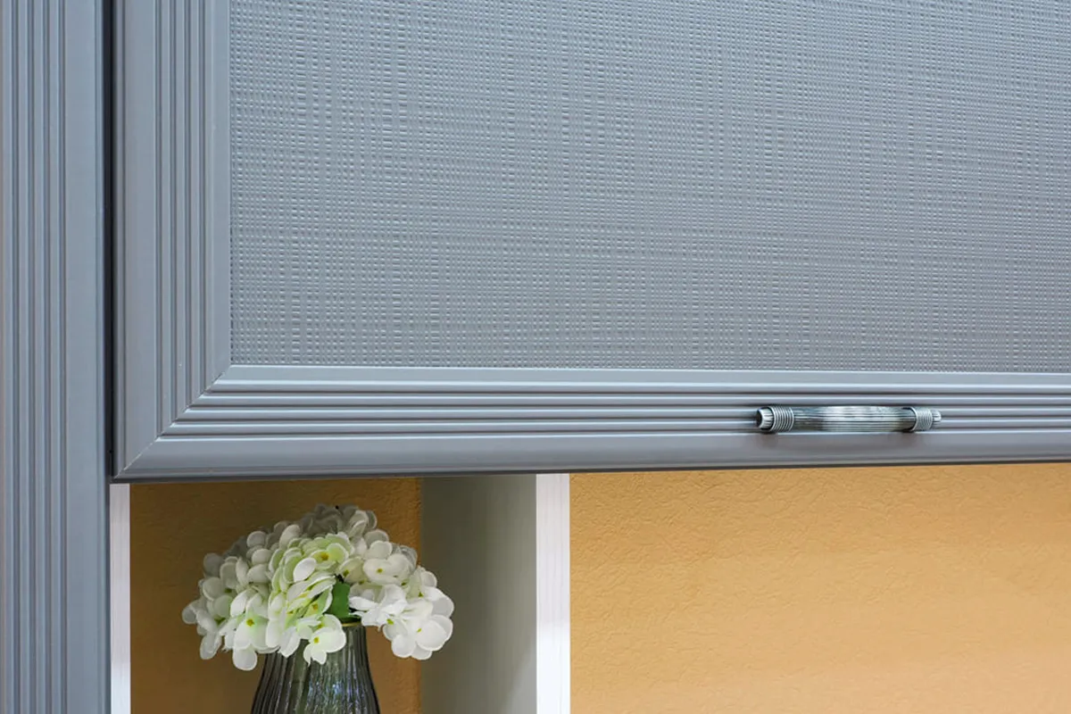 Антресоль АН-1015-СЯ-СО (Снежный Ясень/Серый Оникс) в мебель-центре Озерцо