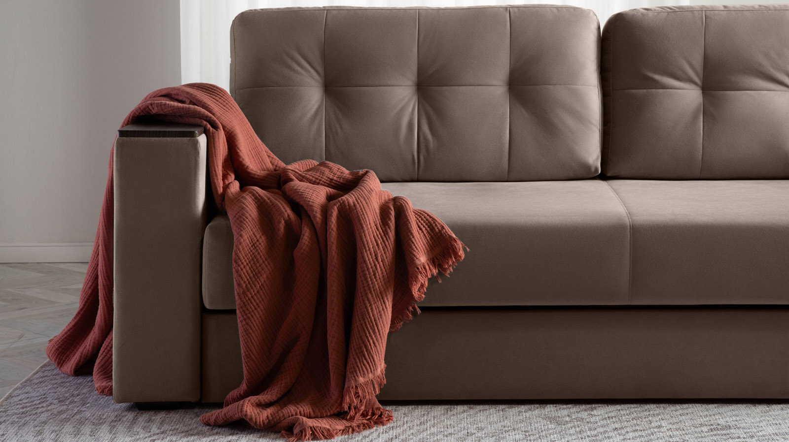 Диван Loko Pro Тк. Sky Velvet 02 113x243 — купить в Озерце