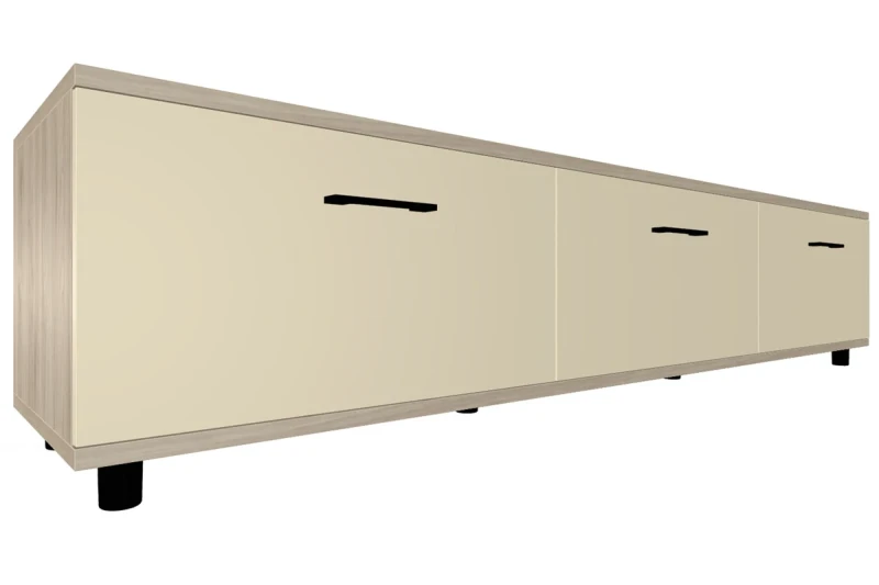 Тумба ТБ-5037-ГС-КМ (Гикори Джексон Светлый/Кашемир Матовый) — Мебель-центр Озерцо