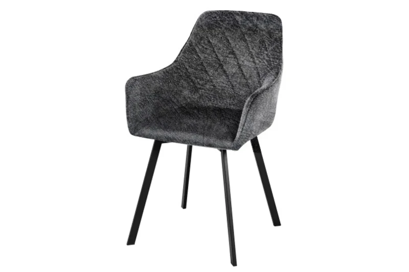 Стул поворотный Бостон (Муар черный / Лофт Графит) СРП-156 - купить в Озерце