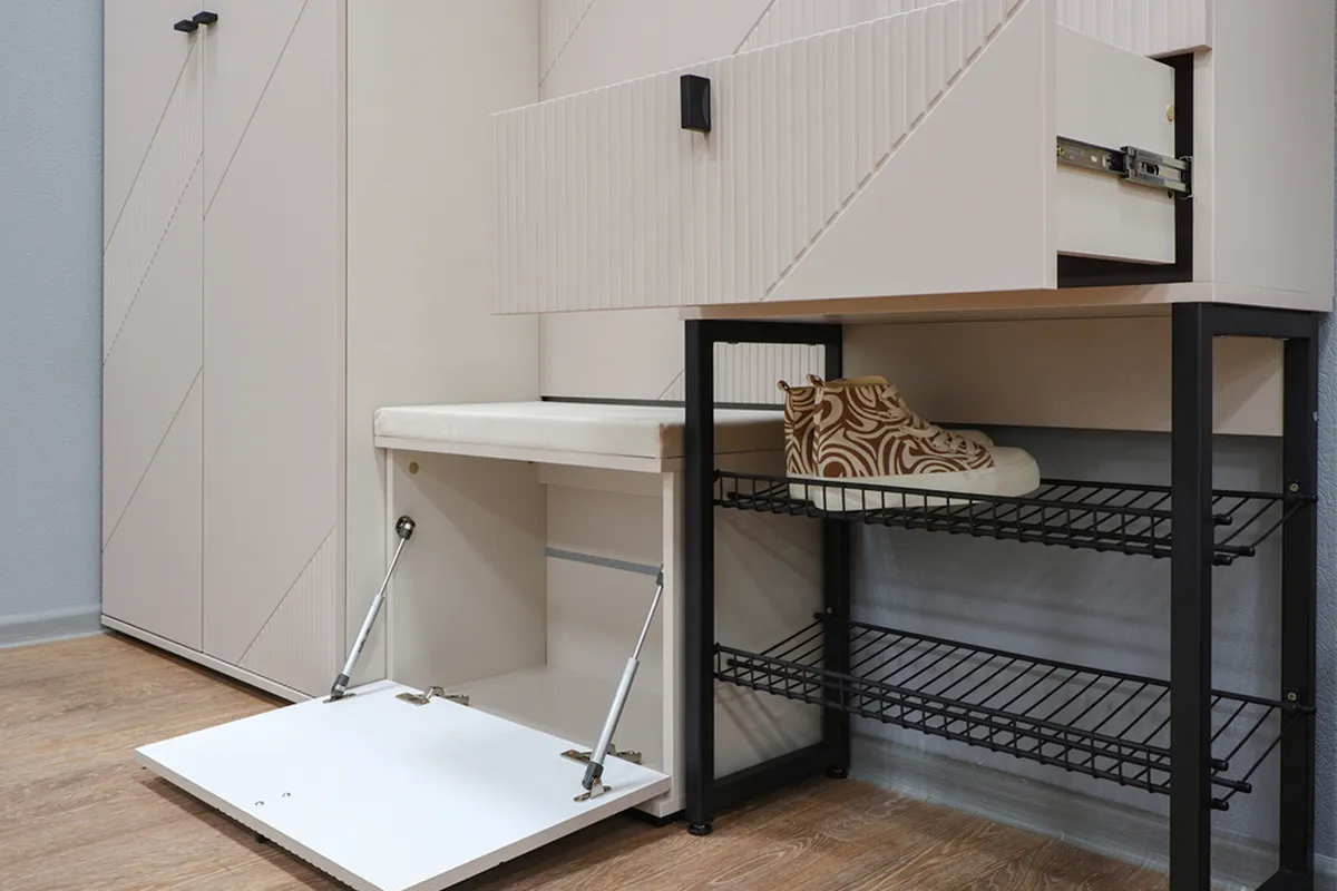 Прихожая Кашемир №2 (Кашемир/Сантьяго/Neo 02) - заказать на Ozerco.com Прихожая Кашемир №2 (Кашемир/Сантьяго/Neo 02) — Мебель-центр Озерцо