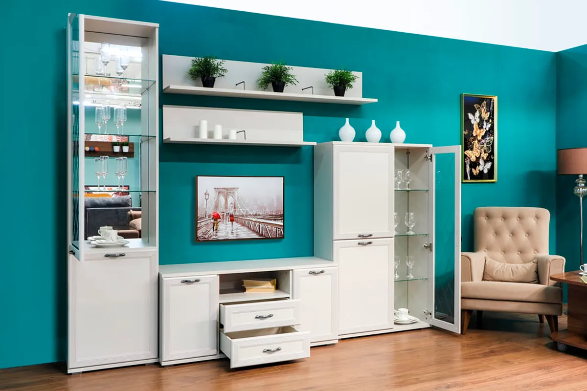 Тумба ТБ-1022 (Снежный Ясень) — Мебель-центр Озерцо