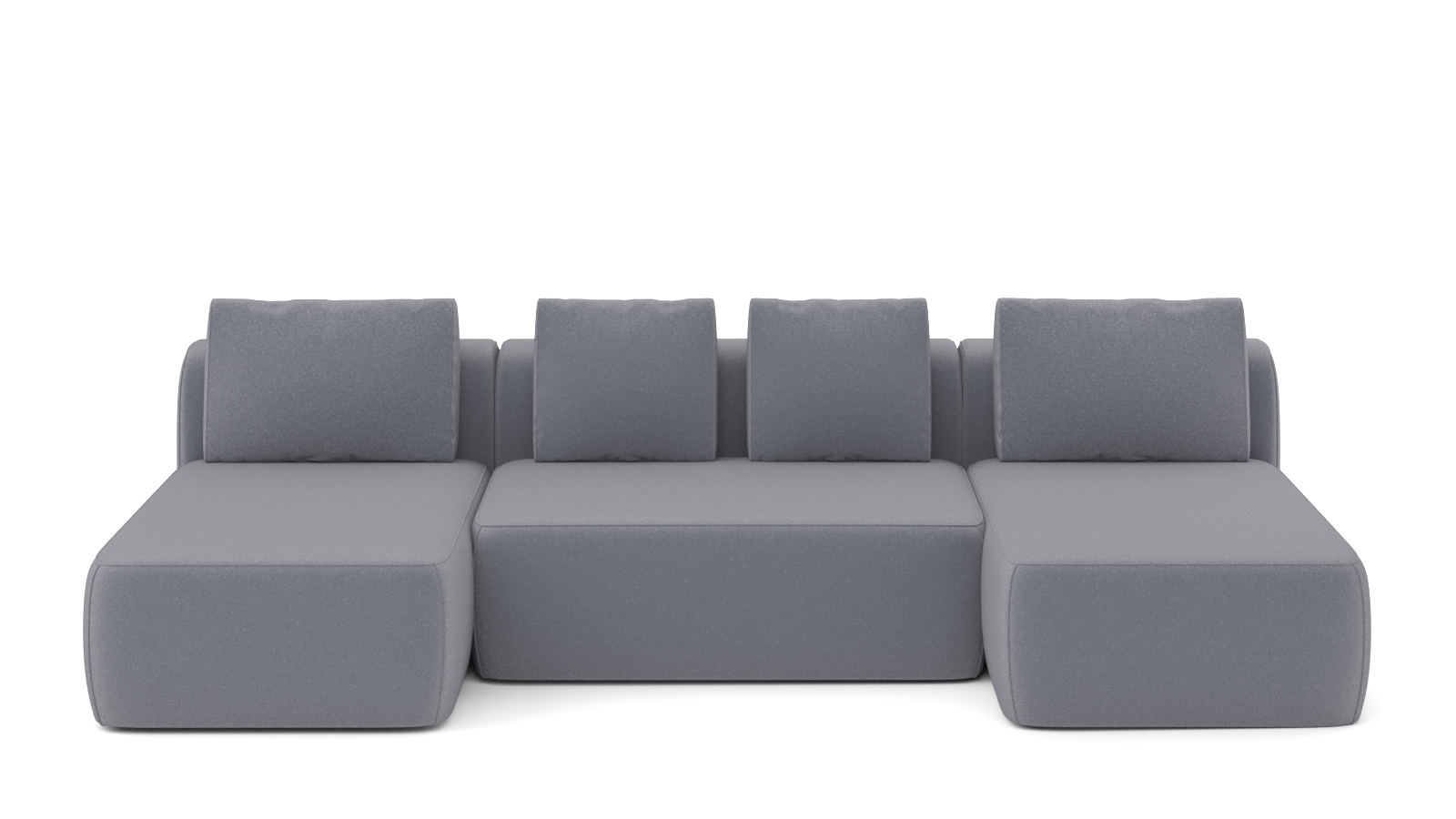 Диван модульный 3-секционный Molto 125+125+125 ткань Aura 11 147x300 — купить в Озерце