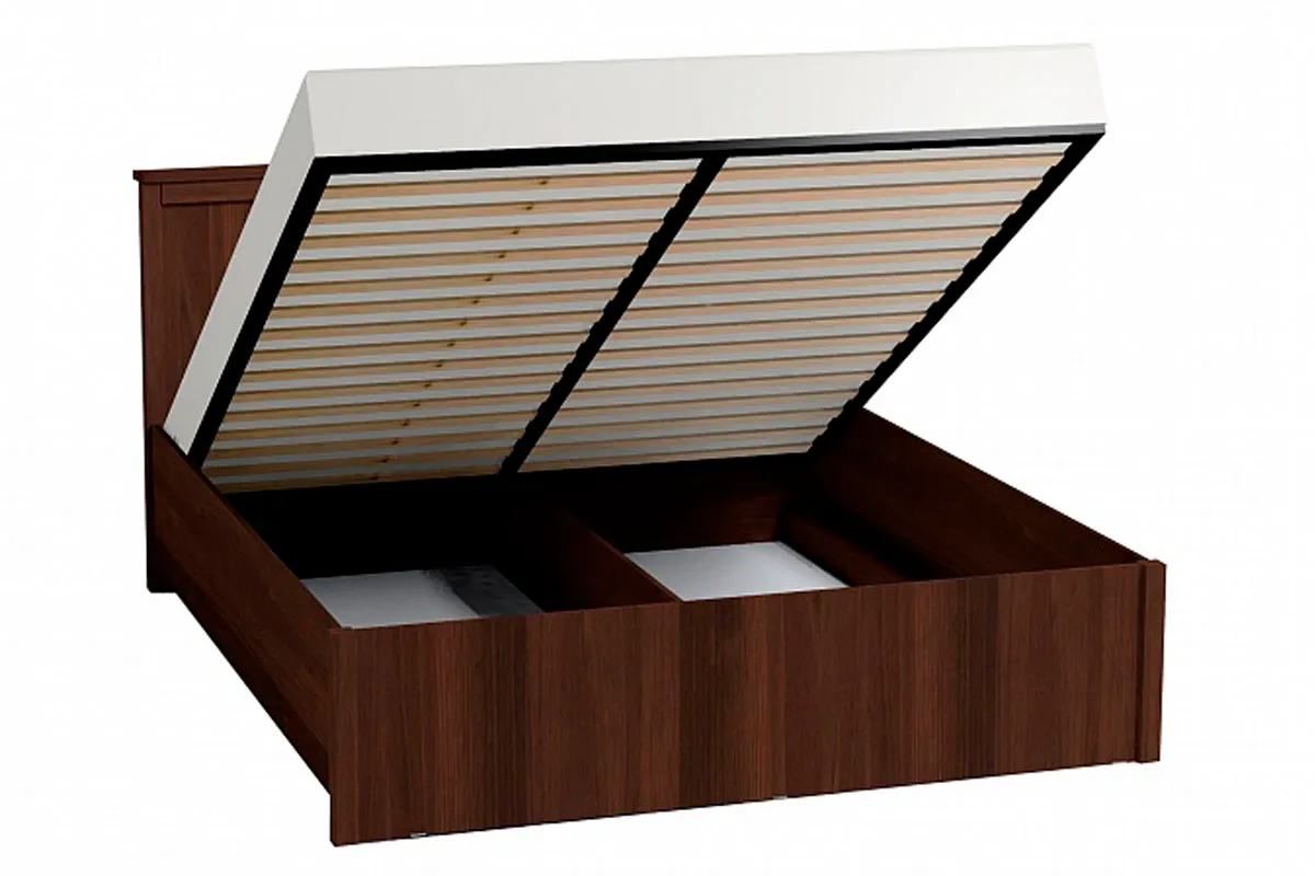 Кровать Sherlock с подъёмным механизмом орех шоколадный 160х200 - купить в Озерце