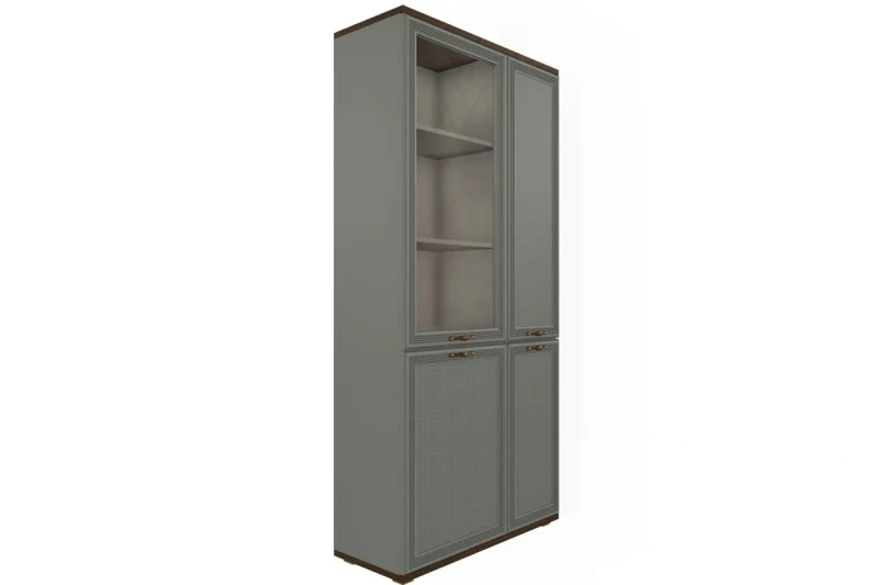 Шкаф многоцелевой ШК-1071-ГТ-СО (Гикори Джексон Темный/Серый Оникс) в мебель-центре Озерцо