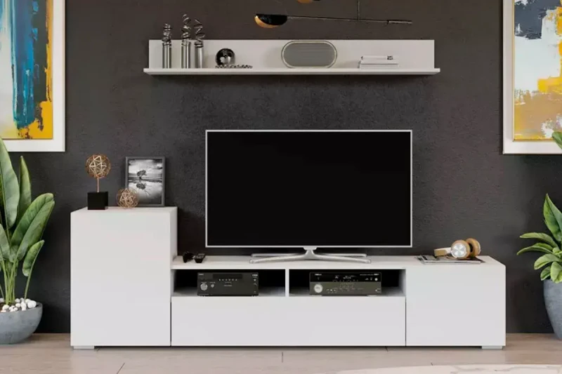 Гостиная Сильвия (Белый ясень) — Мебель-центр Озерцо