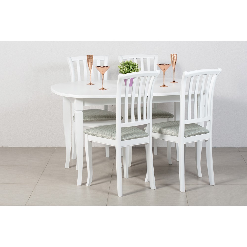 Стол ЛИОН 80х120 белый - купить в Озерце