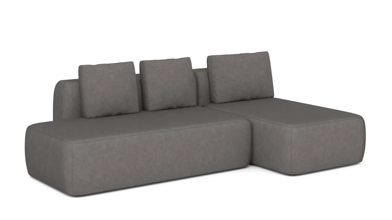 Диван модульный 2-секционный Molto 170+125 Тк. Galaktika ash 147x258 — купить в Озерце