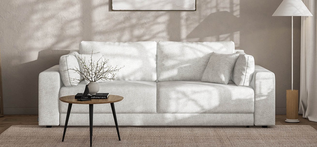 Диван Босс Прайм Шенилл CLOUD милк — купить в Озерце