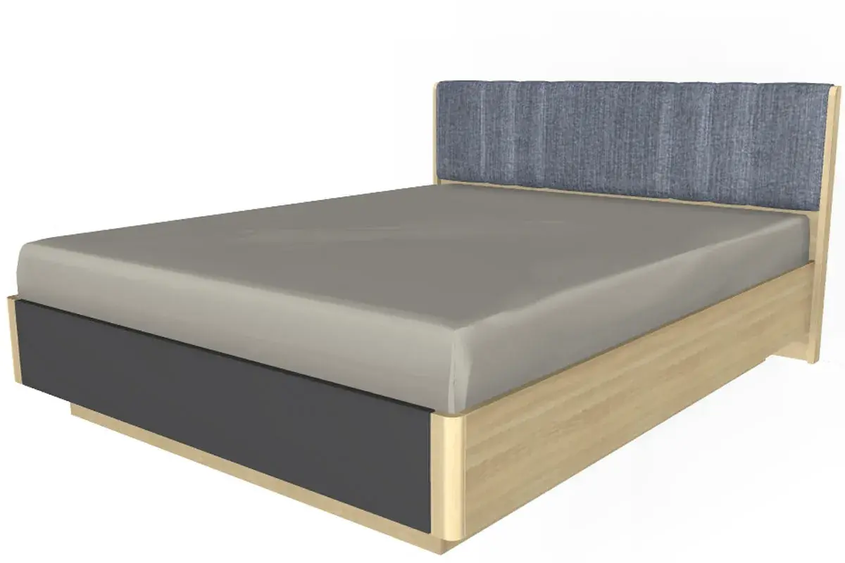 Спальня Грейс комплект 1 (Ясень Асахи/Антрацит матовый) - купить в Озерце