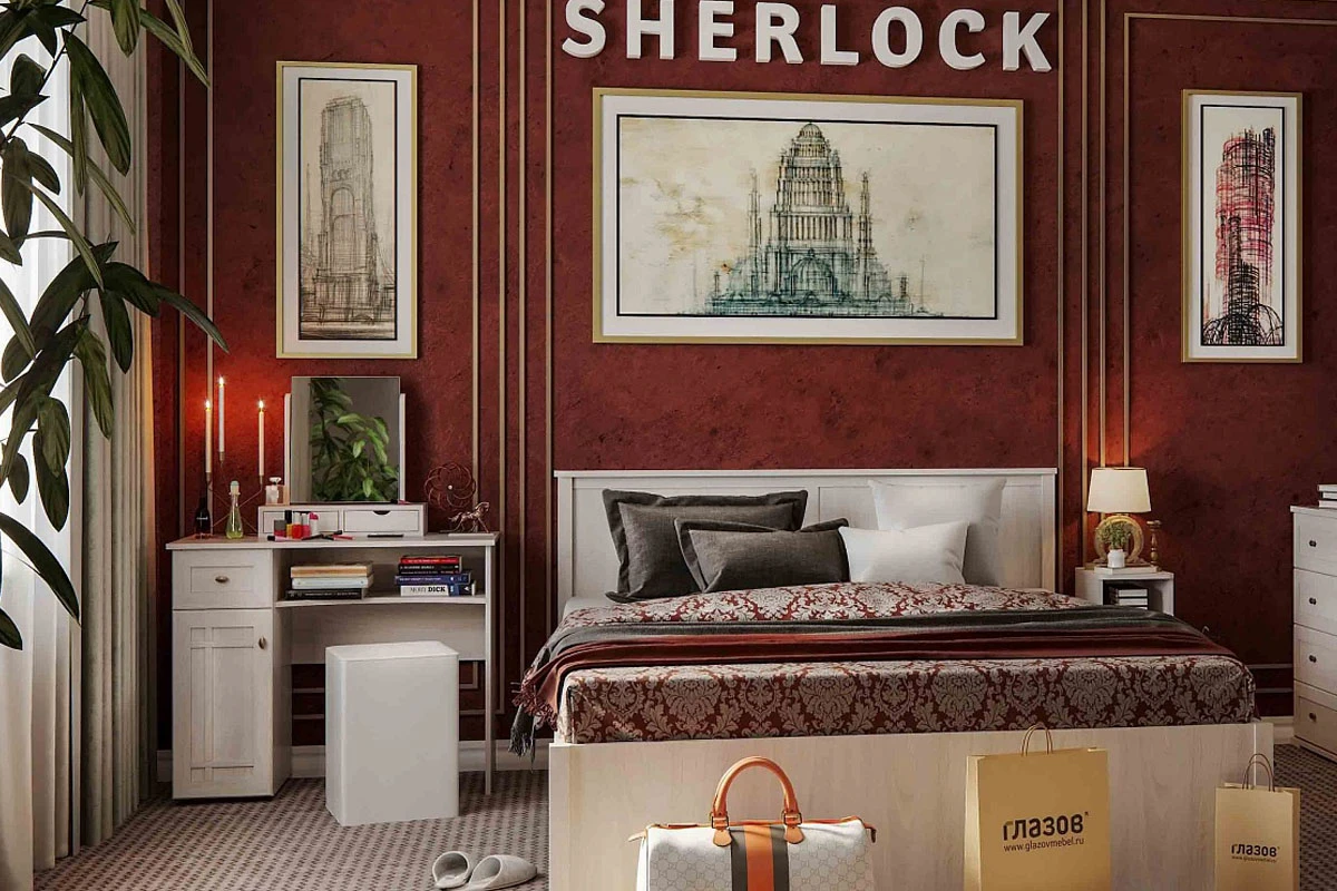 Sherlock 53 Стол туалетный ясень анкор светлый — Мебель-центр Озерцо