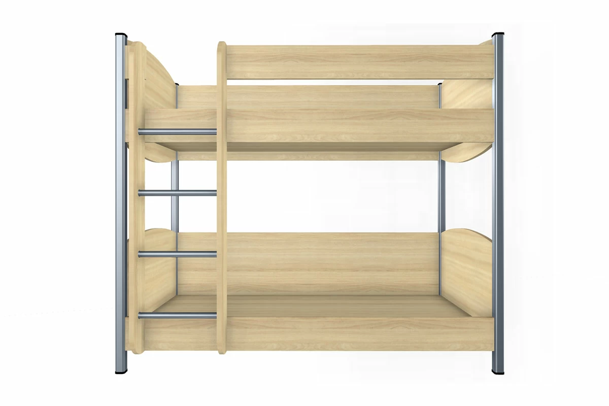 Кровать  КР-123 90х190 2 места (Ясень Асахи) - купить в Озерце