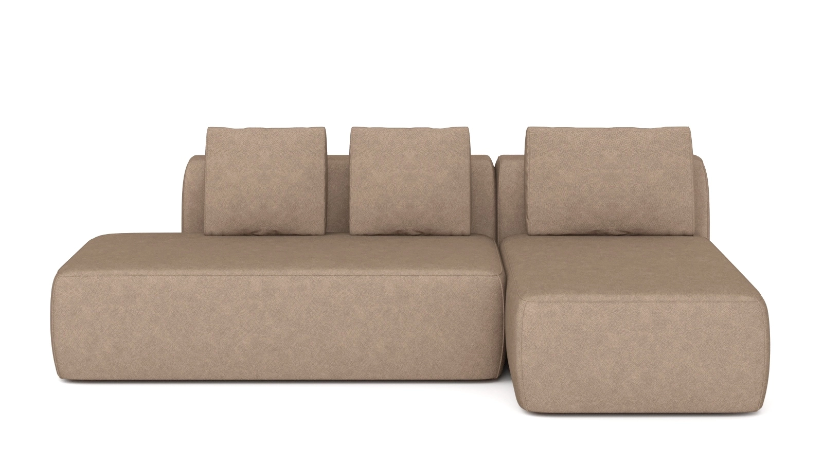 Диван модульный 2-секционный Molto 170+125 Тк. Galaktika beige 147x258 — купить в Озерце