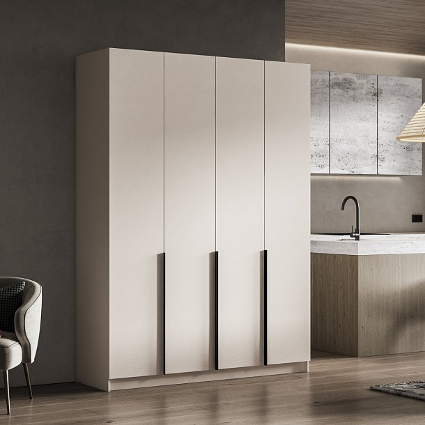 Босс Стандарт 160*220 шкаф распашной 4Д 01 Кашемир в мебель-центре Озерцо