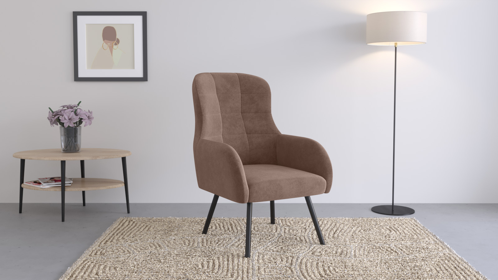 Кресло Leonardo Casanova Chocolate 67x85 — купить в Озерце