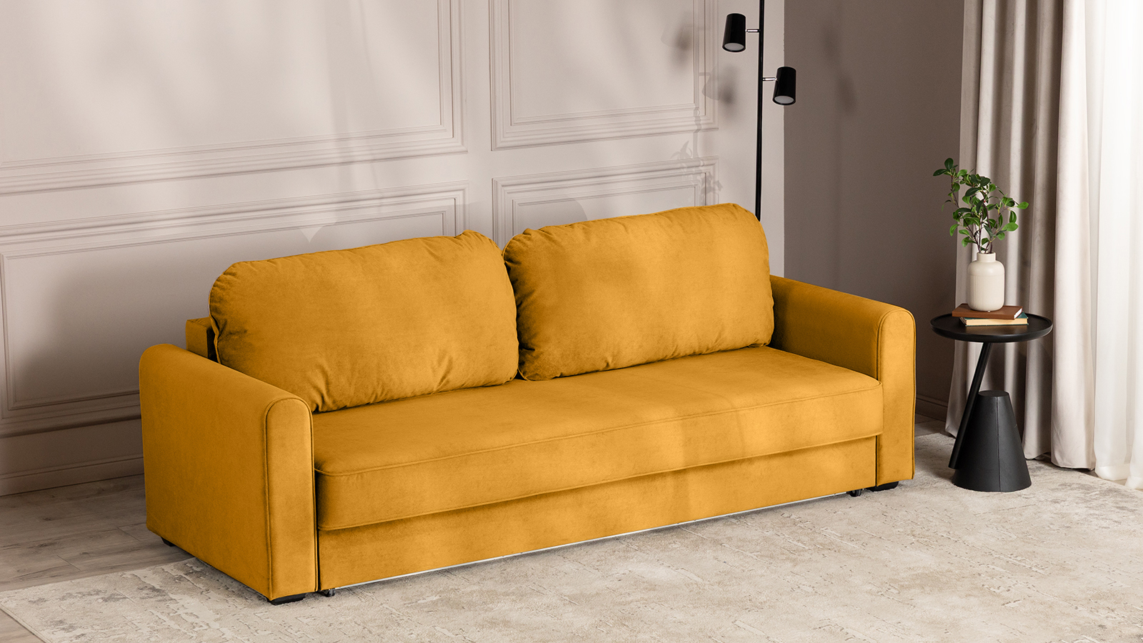 Диван -кровать Magni ткань Sky Velvet 30 96x233 — купить в Озерце