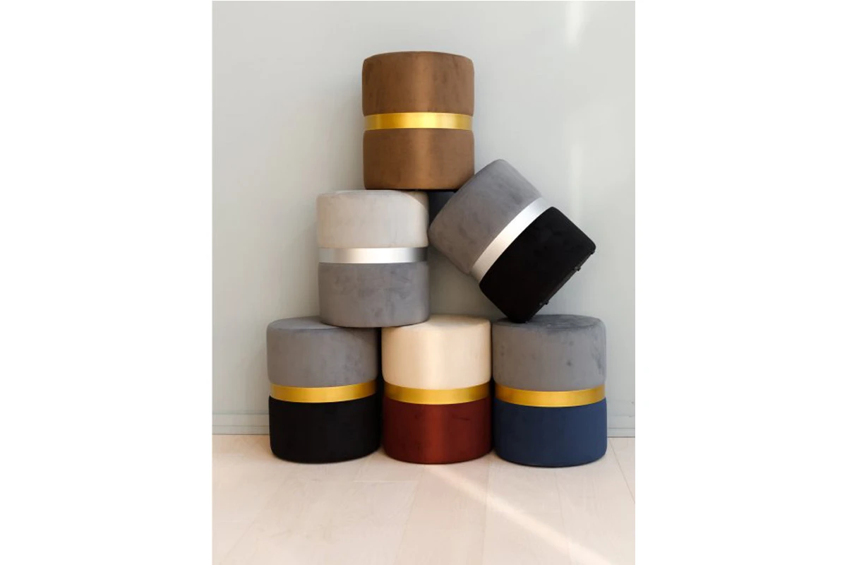 Пуф Колорадо (Серо-синий) — купить в Озерце