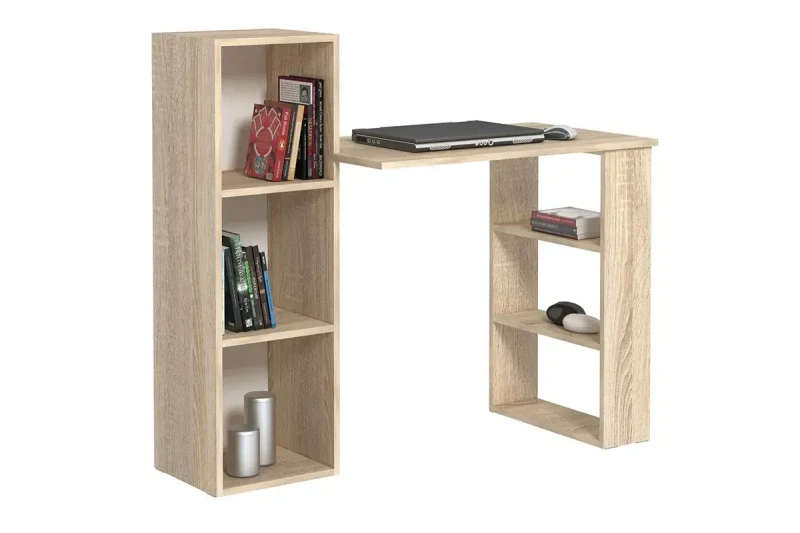 Стол письменный Лаки тип 1 (Дуб Сонома) — Мебель-центр Озерцо