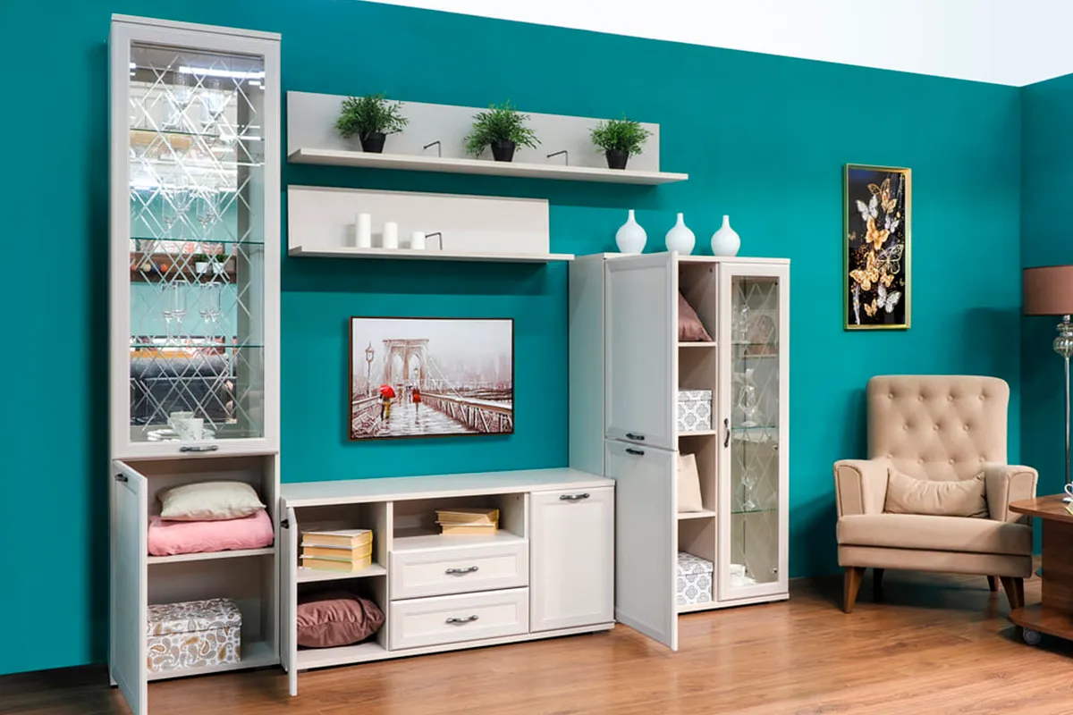 Шкаф ШК-1082 (Снежный Ясень) в мебель-центре Озерцо