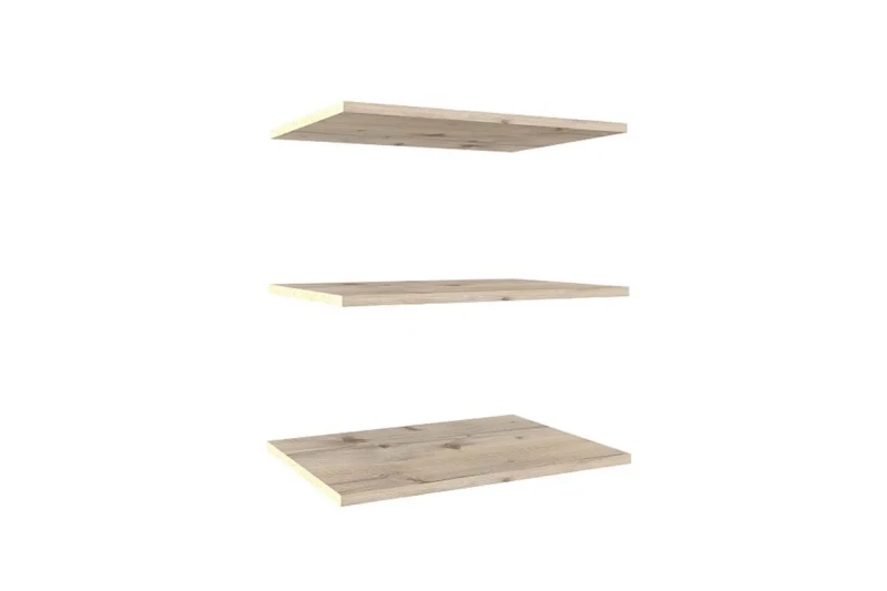 Nature 19 Полки 3 шт. (Гаскон пайн/Черный) - купить в Озерце