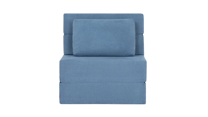 Кресло -матрас Folly ткань Prime Blue 80x80 — купить в Озерце