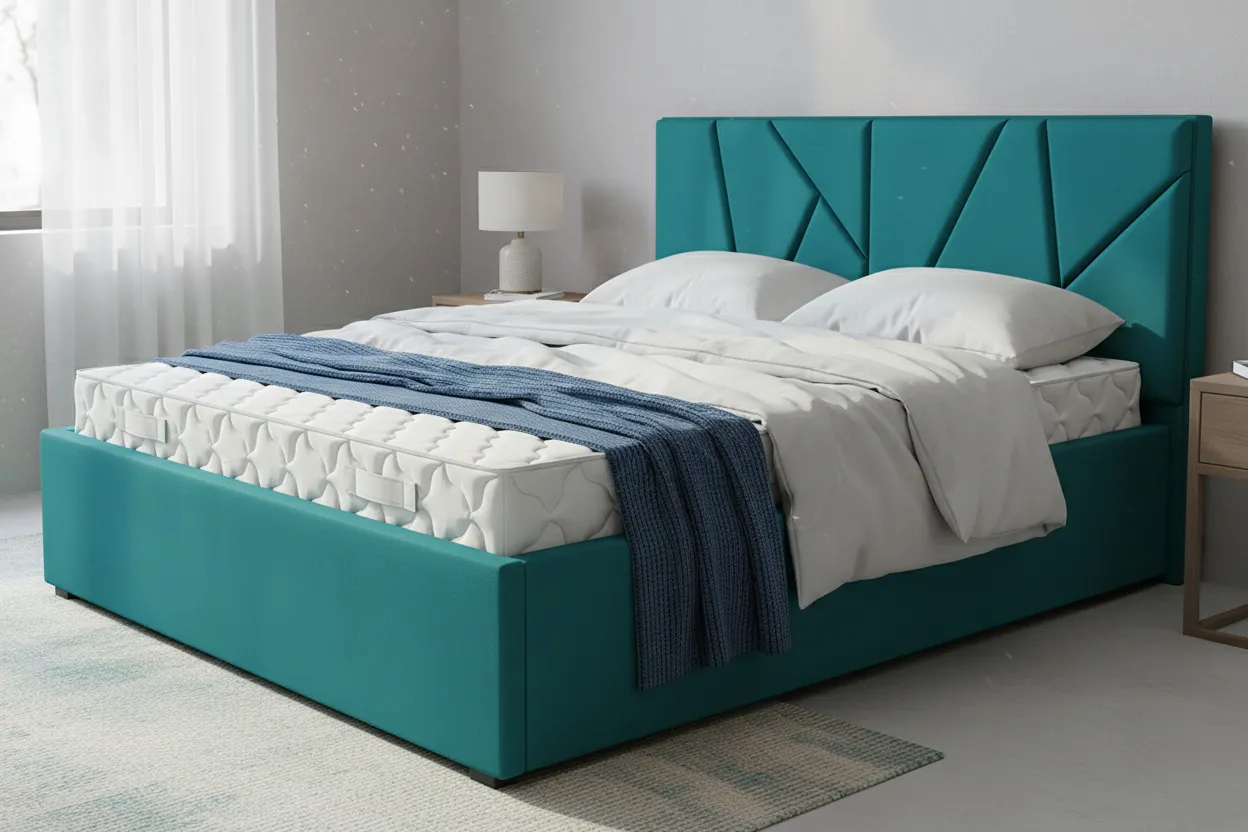 Кровать Рица-1 с ПМ 160х200 (Teddy 654) 6 кат. - купить в Озерце