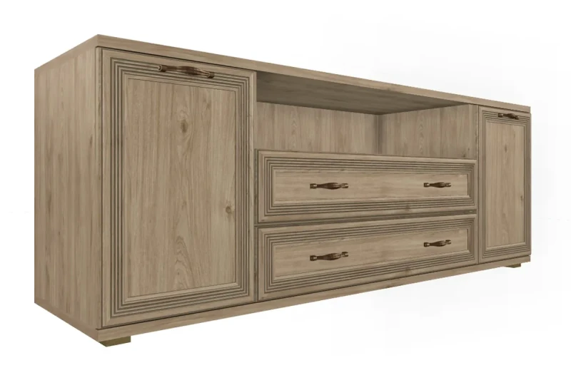 Тумба  ТБ-1021 (Гикори Джексон Светлый) — Мебель-центр Озерцо