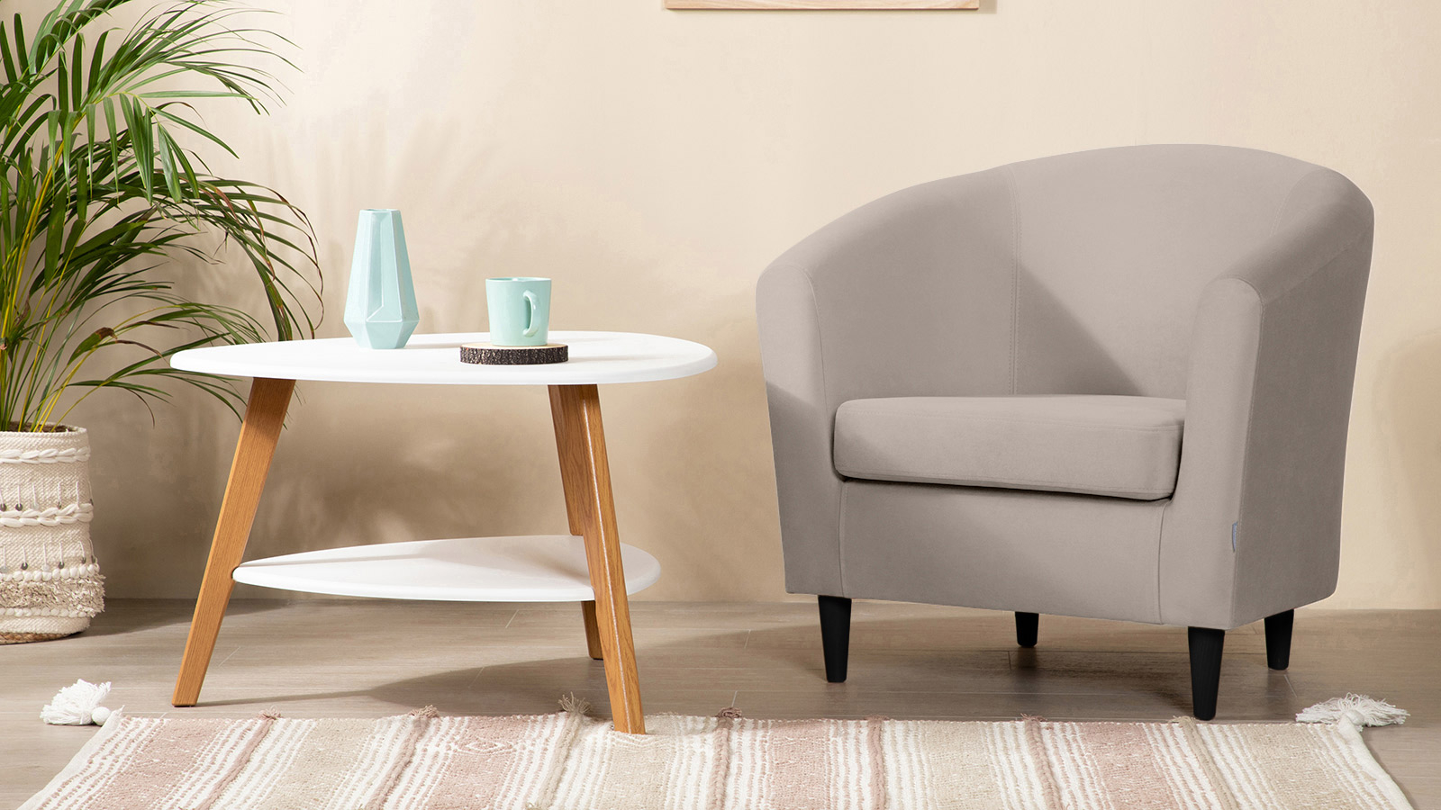 Кресло Moony Sky velvet 03, черные ножки 75x80 — купить в Озерце