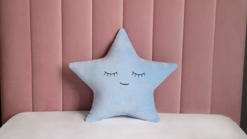 Подушка декоративная Звездочка голубая 46x48 в мебель-центре Озерцо