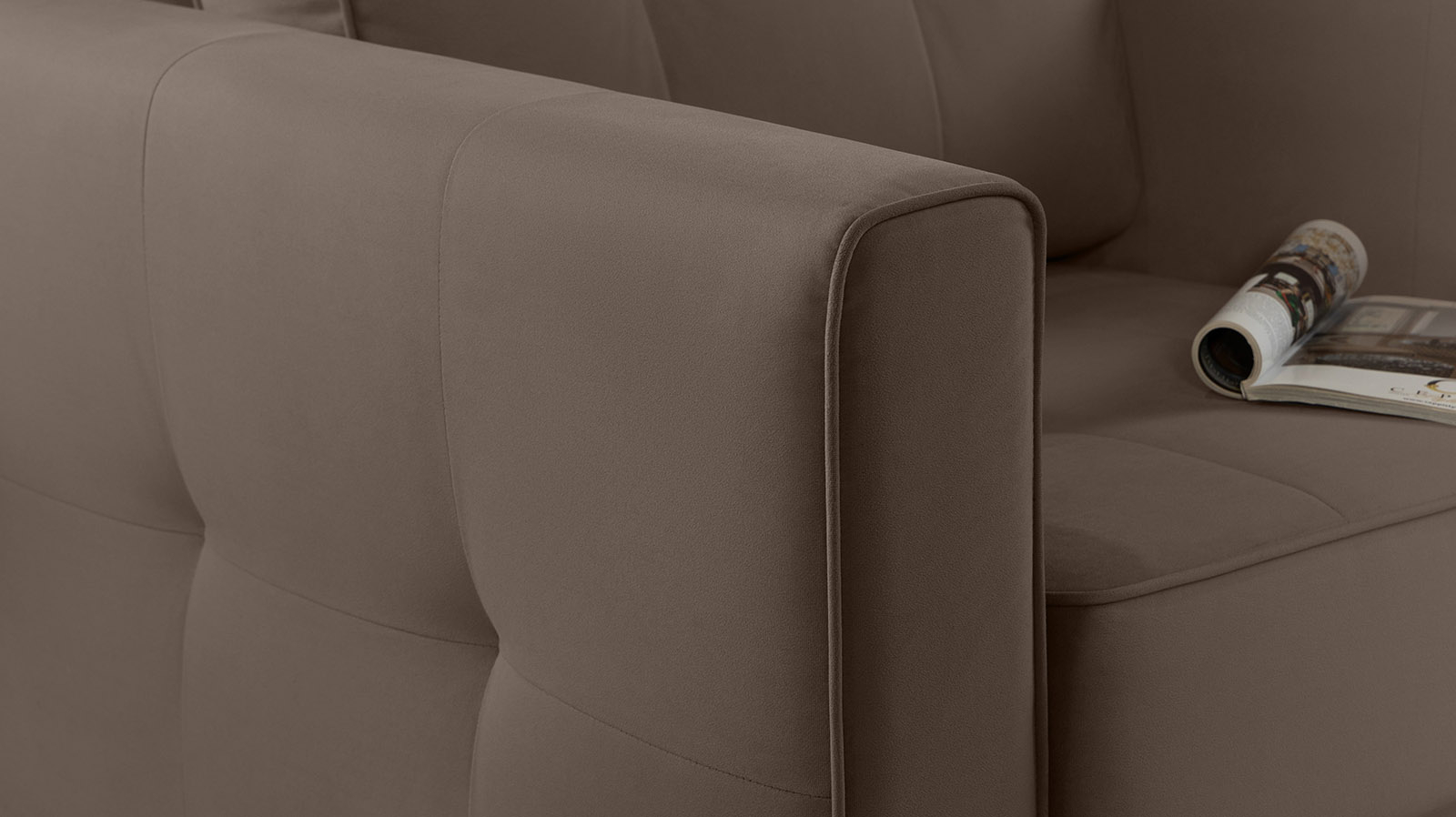 Кресло Amani Pro, Тк. Sky Velvet 02 (подлокотник: 15 см) 89x93.5 — купить в Озерце