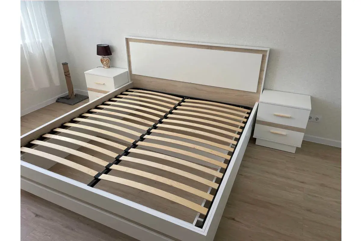 Спальня Анона 4 (Белый/Дуб Сонома) - купить в Озерце