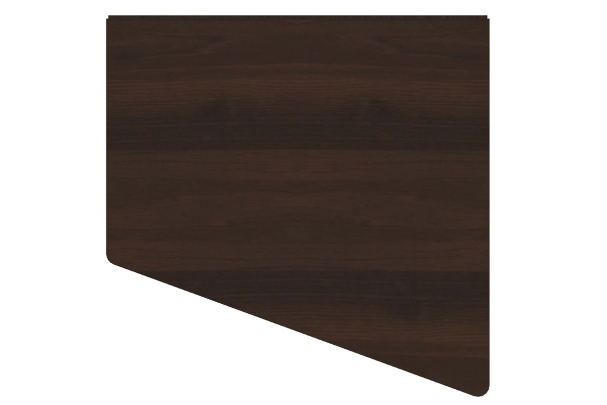 Шкаф для книг со скосом влево Sherlock 34 (Орех шоколадный) в мебель-центре Озерцо