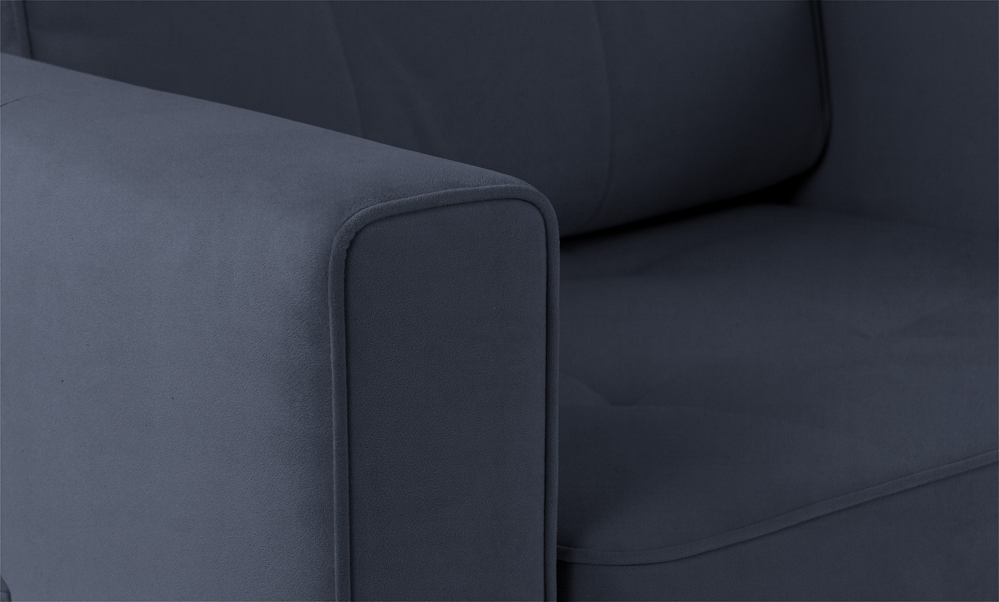 Кресло -кровать Amani Pro, ткань Sky Velvet 40 (подлокотник: 15 см) — купить в Озерце