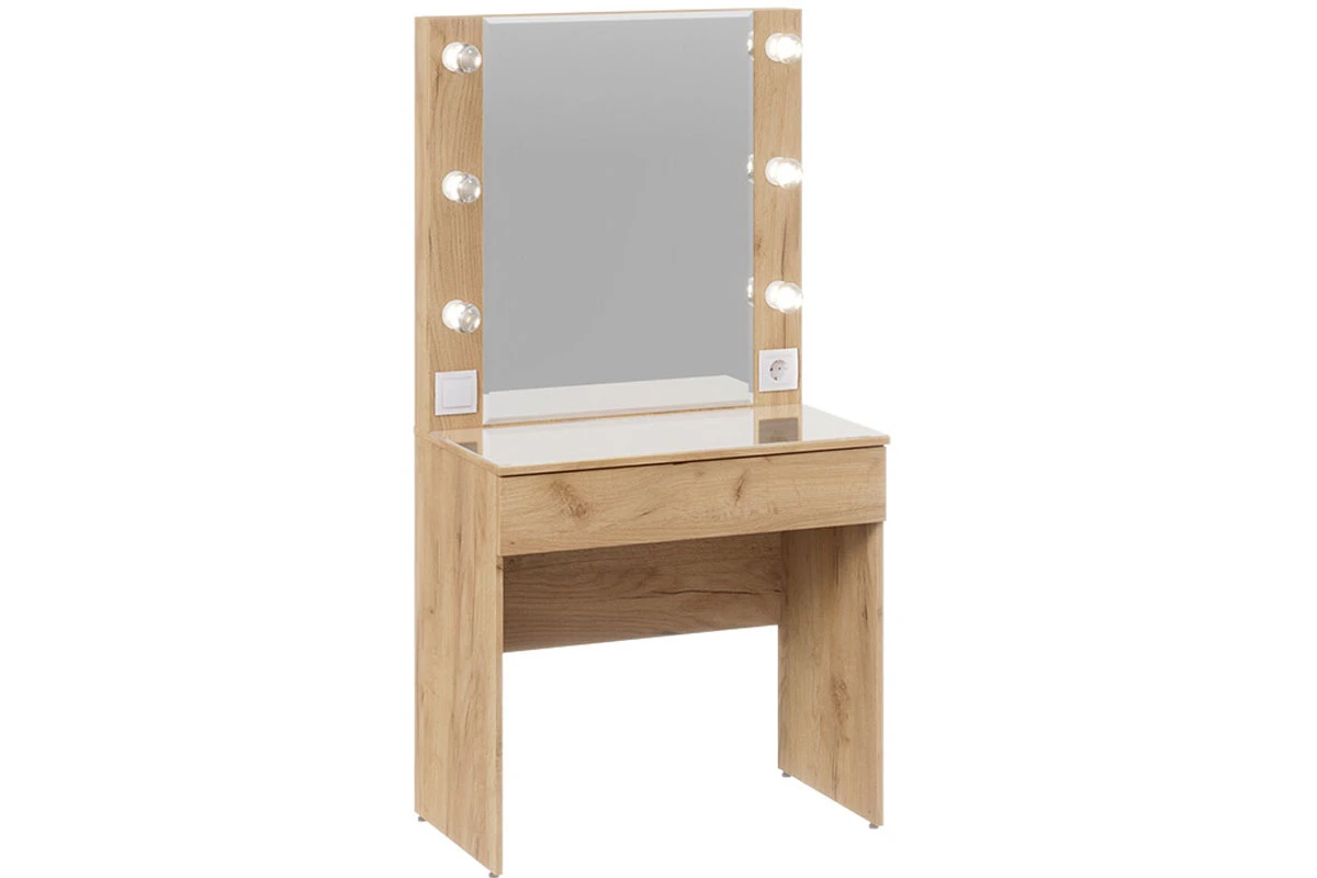 Спальный гарнитур Джоли №2 (Дуб Крафт золотой/Графит матовый/Микровелюр Wellmart Graphite) - купить в Озерце