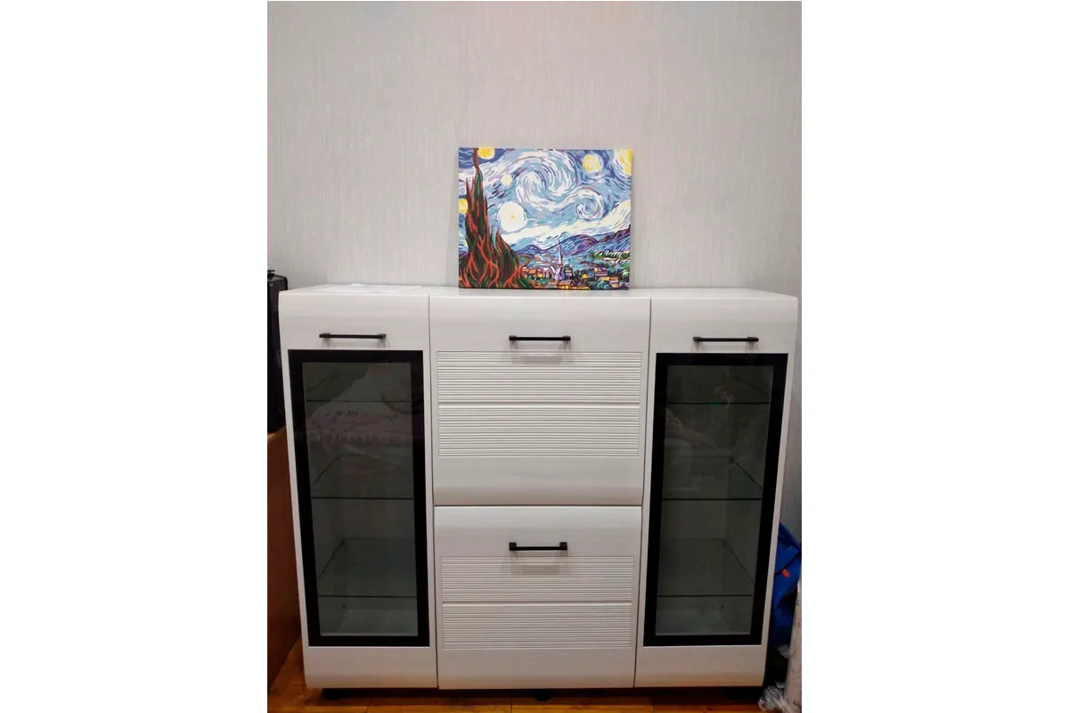 Тумба ТБ-2602 (Снежный Ясень) — Мебель-центр Озерцо