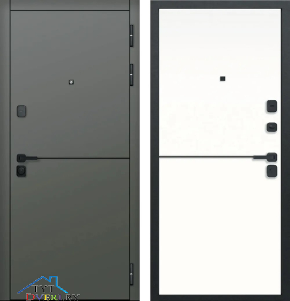 Гарда 9 Молдинг Сатин коричневый - Эмалит белый