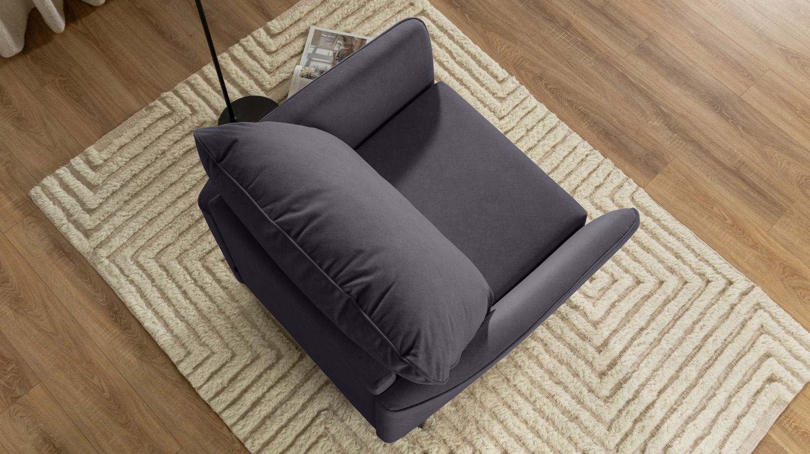 Кресло Laguna, Тк. Galaktika blue 87x92.5 — купить в Озерце