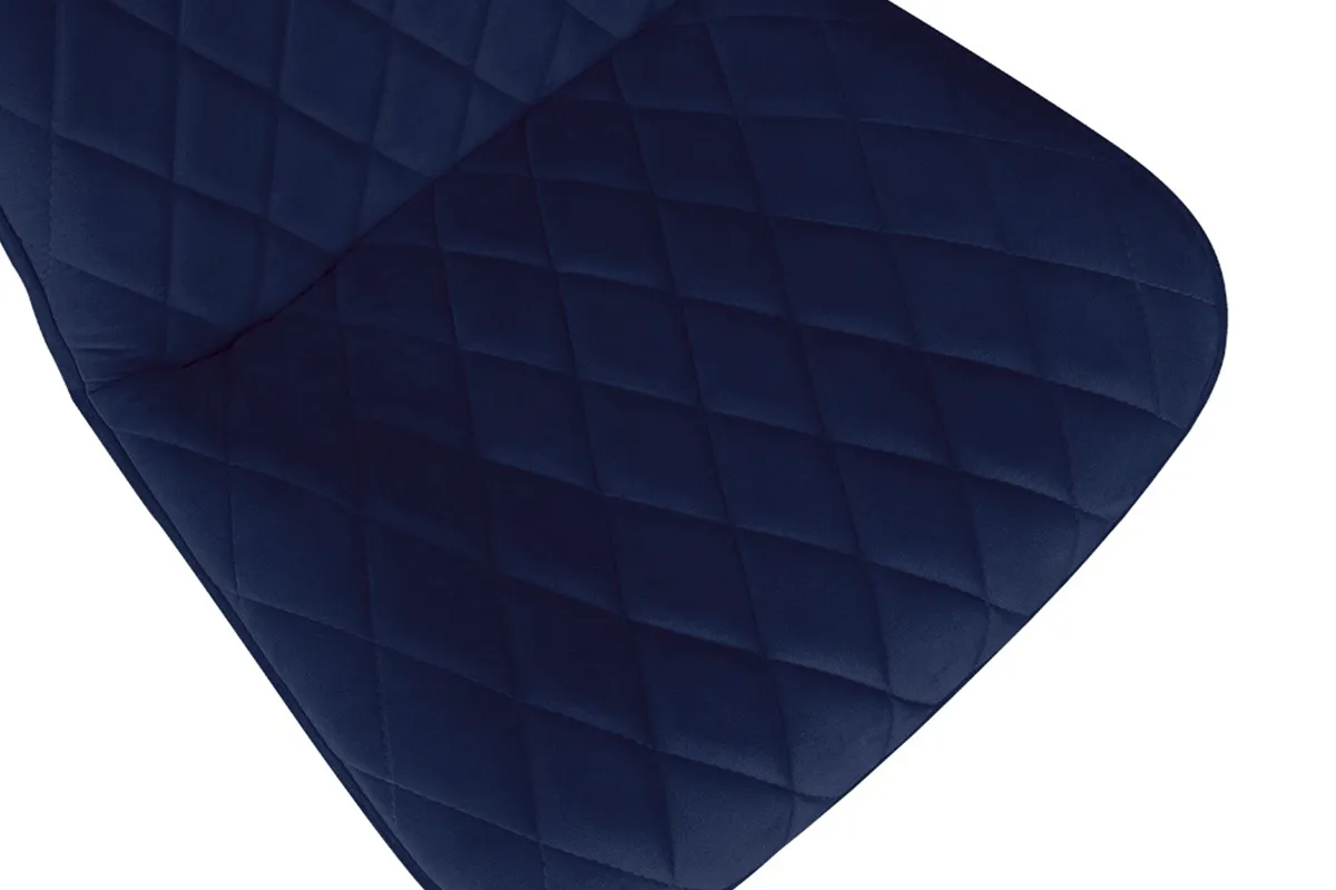 Стул Oscar (Белый Муар / Велюр L005 Синий) - купить в Озерце